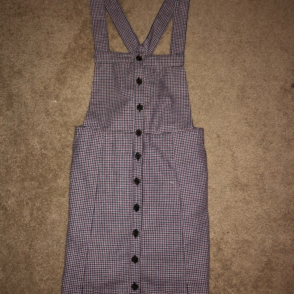 women’s pattered overall dress